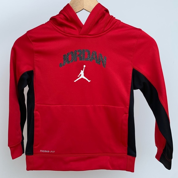 Jordan Other - Nike Air Jordan Boys Red Hoodie Sweater Jumpman